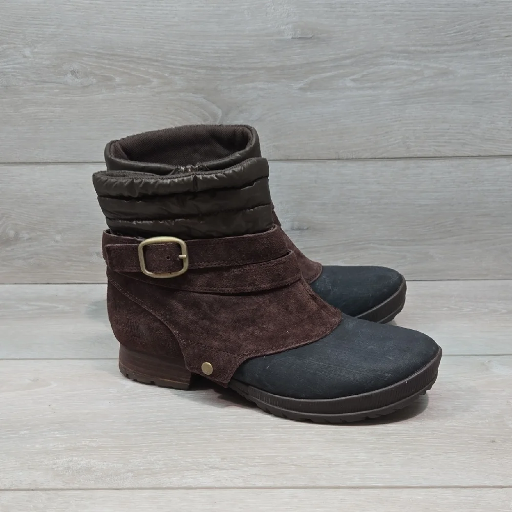 The North Face Women's Heat SeekerSuede& Leather Rubber Ankle Boots Shoes Sz 8